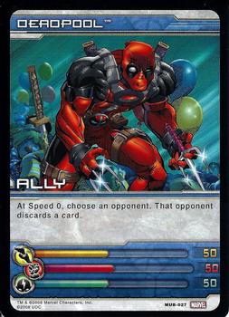 2008 Upper Deck Marvel Ultimate Battles #MUB-0027 Deadpool Front
