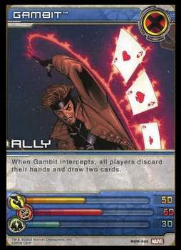 2008 Upper Deck Marvel Ultimate Battles #MUB-0035 Gambit Front