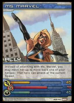 2008 Upper Deck Marvel Ultimate Battles #MUB-0054 Ms. Marvel Front
