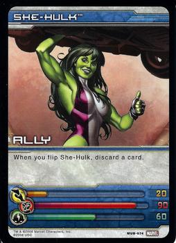 2008 Upper Deck Marvel Ultimate Battles #MUB-0074 She-Hulk Front