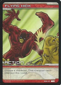 2008 Upper Deck Marvel Ultimate Battles #MUB-0100 Flying Kick Front