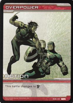 2008 Upper Deck Marvel Ultimate Battles #MUB-0106 Overpower Front