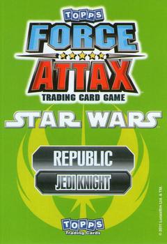 2011 Topps Star Wars Force Attax Series 2 #1 Anakin Skywalker Back