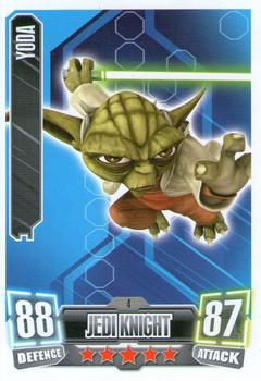 2011 Topps Star Wars Force Attax Series 2 #4 Yoda Front