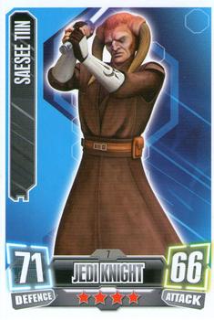 2011 Topps Star Wars Force Attax Series 2 #7 Saesee Tin Front