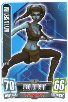 2011 Topps Star Wars Force Attax Series 2 #9 Aayla Secura Front