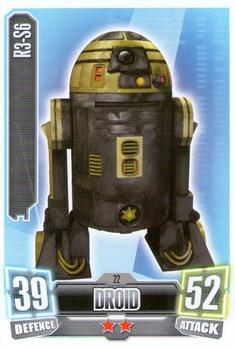 2011 Topps Star Wars Force Attax Series 2 #22 R3-S6 Front