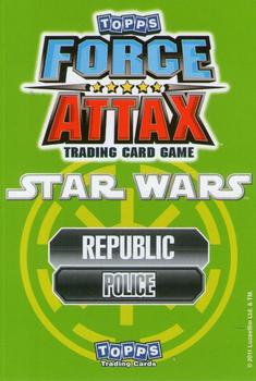 2011 Topps Star Wars Force Attax Series 2 #70 Lieutenant Tan Divo Back