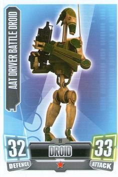 2011 Topps Star Wars Force Attax Series 2 #99 AAT Driver Battle Droid Front