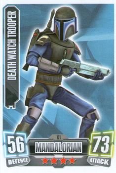 2011 Topps Star Wars Force Attax Series 2 #101 Death Watch Trooper Front