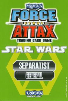 2011 Topps Star Wars Force Attax Series 2 #109 Lok Durd Back
