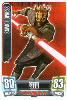 2011 Topps Star Wars Force Attax Series 2 #110 Savage Opress Front