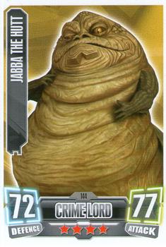 2011 Topps Star Wars Force Attax Series 2 #144 Jabba The Hutt Front