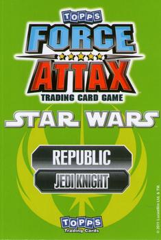 2011 Topps Star Wars Force Attax Series 2 #194 Obi-Wan Kenobi Back