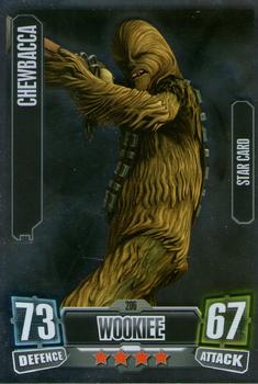 2011 Topps Star Wars Force Attax Series 2 #206 Chewbacca Front