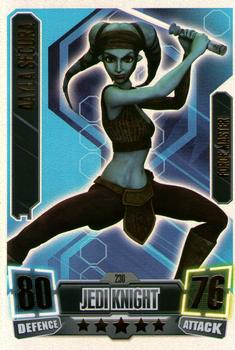 2011 Topps Star Wars Force Attax Series 2 #230 Aayla Secura Front