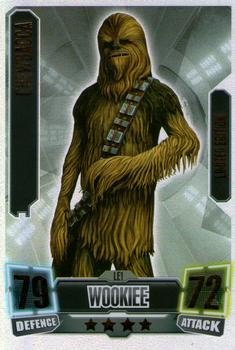 2011 Topps Star Wars Force Attax Series 2 #LE1 Chewbacca Front