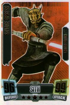 2011 Topps Star Wars Force Attax Series 2 #LE2 Savage Opress Front
