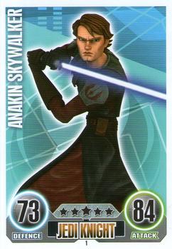 2010 Topps Star Wars Force Attax Series 1 #1 Anakin Skywalker Front