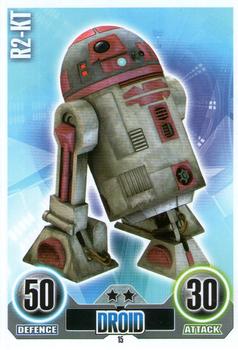 2010 Topps Star Wars Force Attax Series 1 #15 R2-KT Front