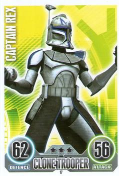 2010 Topps Star Wars Force Attax Series 1 #17 Captain Rex Front
