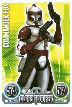 2010 Topps Star Wars Force Attax Series 1 #20 Commander Fox Front