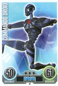 2010 Topps Star Wars Force Attax Series 1 #61 Commando Droid Front