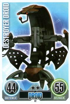 2010 Topps Star Wars Force Attax Series 1 #62 Destroyer Droid Front
