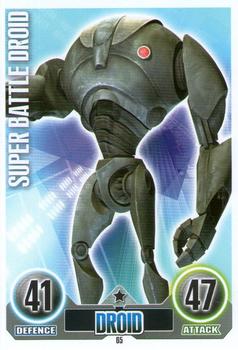 2010 Topps Star Wars Force Attax Series 1 #65 Super Battle Droid Front
