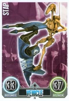 2010 Topps Star Wars Force Attax Series 1 #78 STAP Front