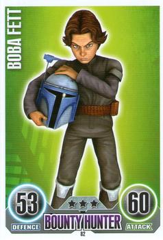 2010 Topps Star Wars Force Attax Series 1 #82 Boba Fett Front