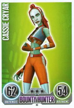 2010 Topps Star Wars Force Attax Series 1 #85 Cassie Cryar Front