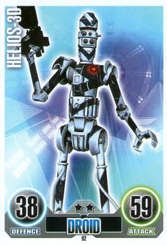 2010 Topps Star Wars Force Attax Series 1 #92 Helios-3D Front