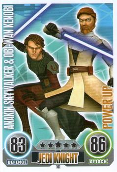 2010 Topps Star Wars Force Attax Series 1 #101 Anakin Skywalker & Obi-Wan Kenobi Front