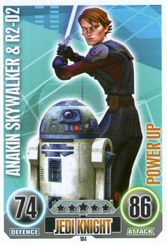 2010 Topps Star Wars Force Attax Series 1 #104 Anakin Skywalker & R2-D2 Front