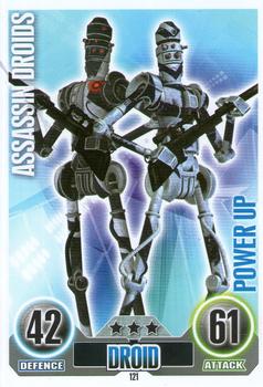 2010 Topps Star Wars Force Attax Series 1 #121 Assassin Droids Front