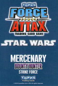 2010 Topps Star Wars Force Attax Series 1 #143 Cad Bane Back