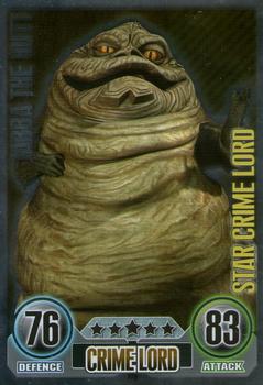 2010 Topps Star Wars Force Attax Series 1 #170 Jabba The Hutt Front