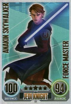 2010 Topps Star Wars Force Attax Series 1 #171 Anakin Skywalker Front