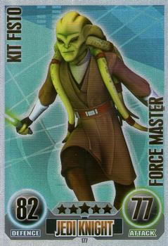 2010 Topps Star Wars Force Attax Series 1 #177 Kit Fisto Front