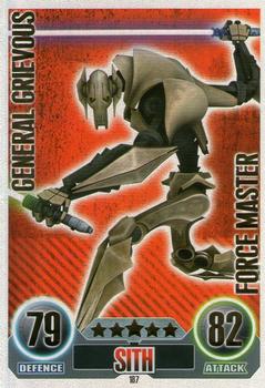 2010 Topps Star Wars Force Attax Series 1 #187 General Grievous Front