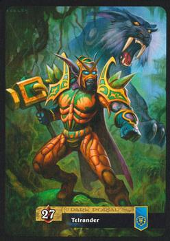 2007 Upper Deck World of Warcraft Through the Dark Portal #7 Telrander Back