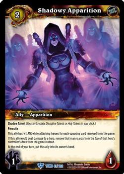 2012 Cryptozoic World of Warcraft Tomb of the Forgotten #41 Shadowy Apparition Front