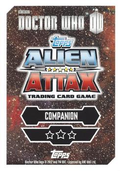 2013 Topps Alien Attax Doctor Who #23 Tegan Jovanka Back