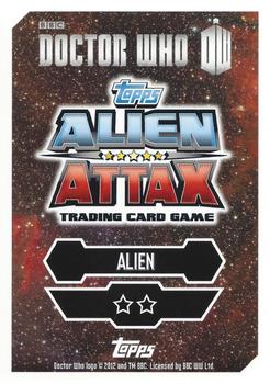2013 Topps Alien Attax Doctor Who #51 Argolin Back