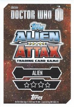 2013 Topps Alien Attax Doctor Who #63 Eldrad Back