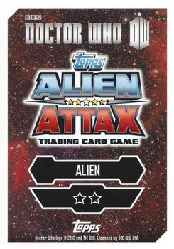 2013 Topps Alien Attax Doctor Who #81 Lassar Back