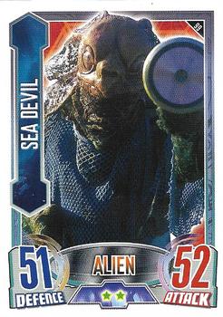2013 Topps Alien Attax Doctor Who #99 Sea Devil Front