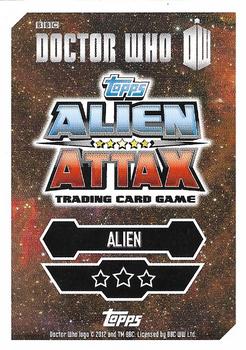 2013 Topps Alien Attax Doctor Who #114 Vervoid Back