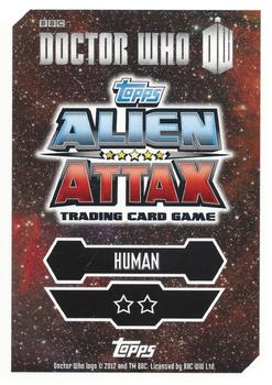2013 Topps Alien Attax Doctor Who #121 Agatha Christie Back